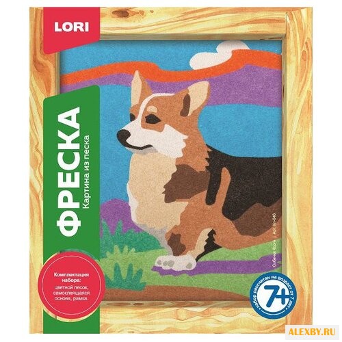 LORI Фреска из песка Собачка