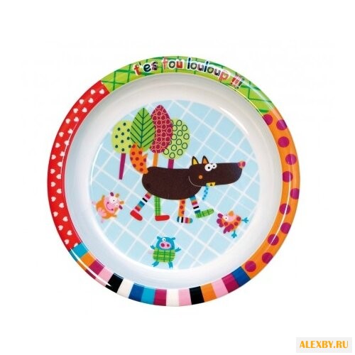 Тарелка Ebulobo Волчонок E20001