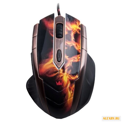 Мышь CROWN CMXG-607 Fire Black