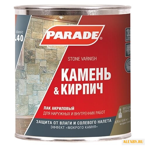 Лак Parade L40 Камень & Кирпич