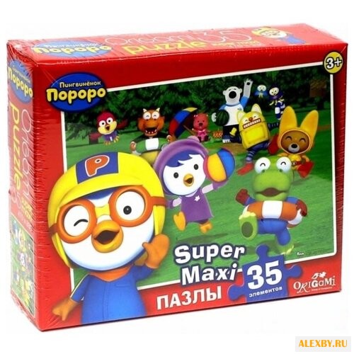 Пазл Origami Пингвиненок Пороро