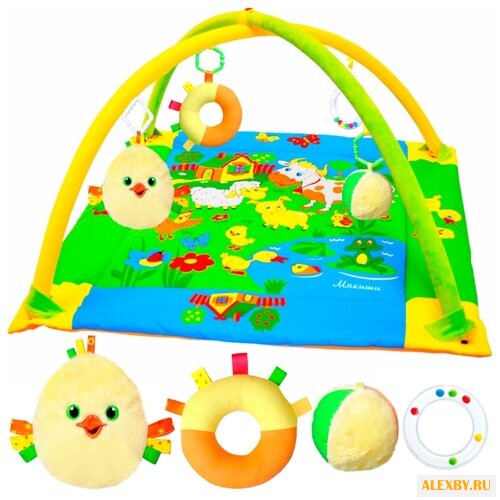 Развивающий коврик Мякиши