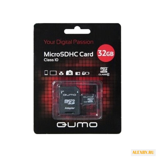 Карта памяти Qumo microSDHC