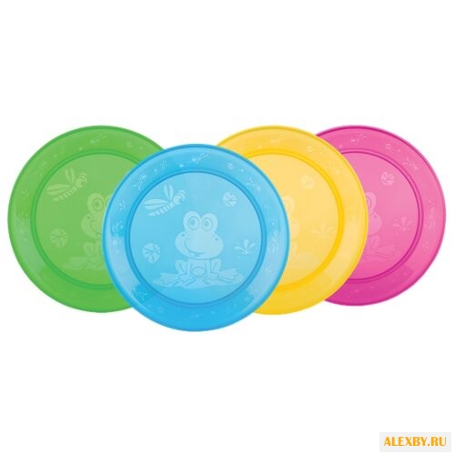 Комплект посуды Nuby плоская