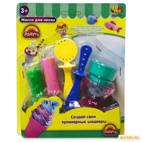 Масса для лепки ABtoys Радуга 1