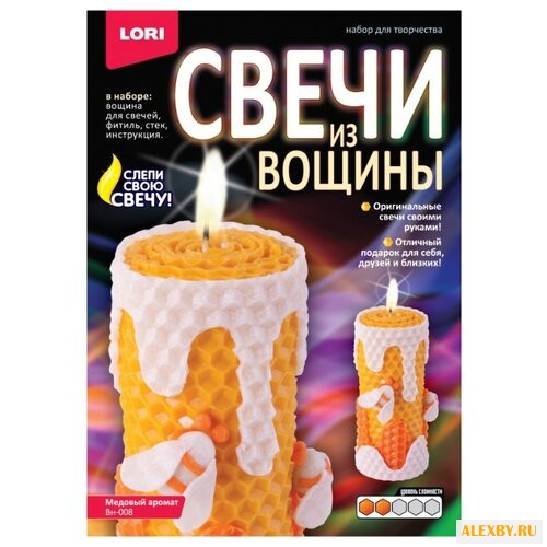 LORI Свечи из вощины Медовый