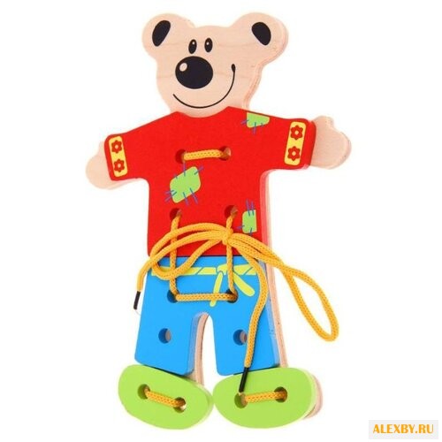 Шнуровка Alatoys Медведь ШМ01