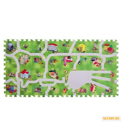 Коврик-пазл Funkids Город-1