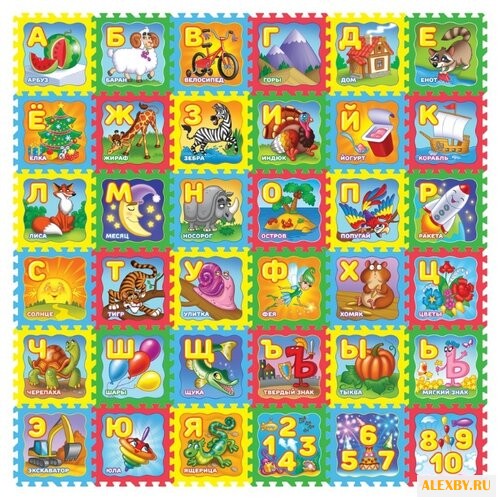 Купить Коврик-пазл Funkids Русская