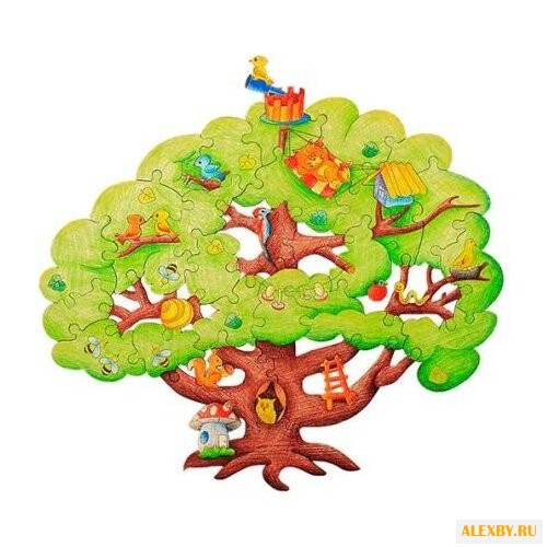 Пазл Woody Чудесное дерево 280