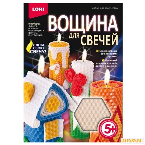 LORI Вощина для свечей Белая