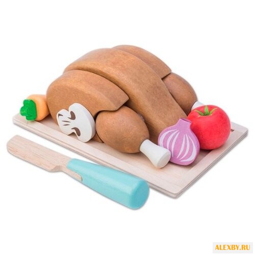 Набор продуктов с посудой Le