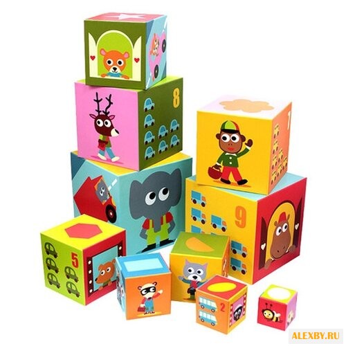 Кубики DJECO Машины