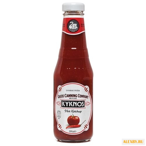 Кетчуп KYKNOS Острый стеклянная