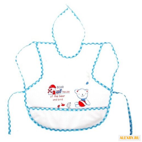 Бусинка Нагрудник махровый на