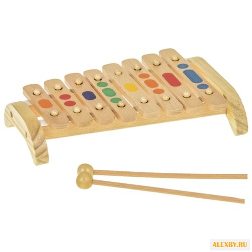 Игрушки из дерева ксилофон Д045
