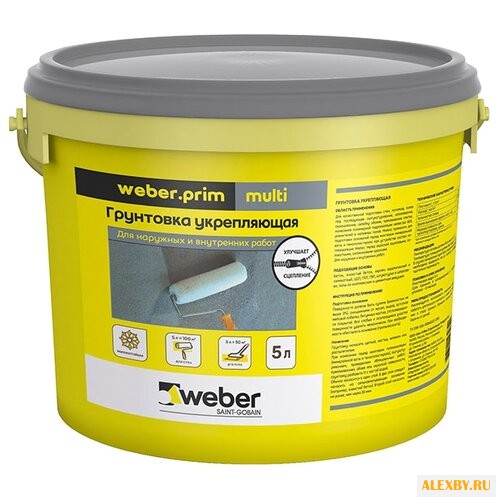 Грунтовка Weber Prim Multi 5 л