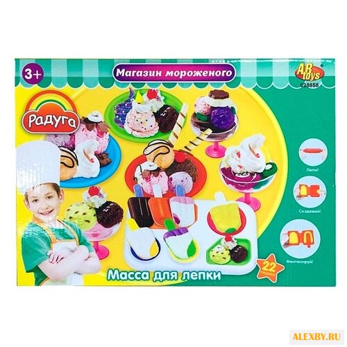 Масса для лепки ABtoys Радуга