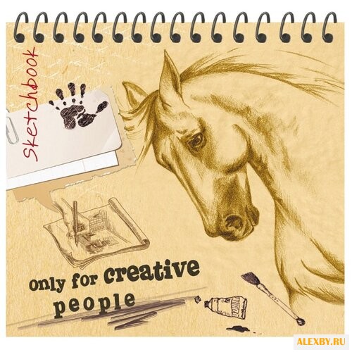 Скетчбук на спирали Проф-Пресс