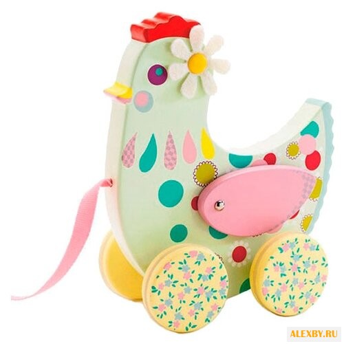 Каталка-игрушка DJECO Курочка