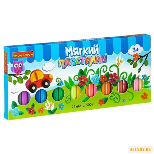Пластилин BONDIBON 24 цвета