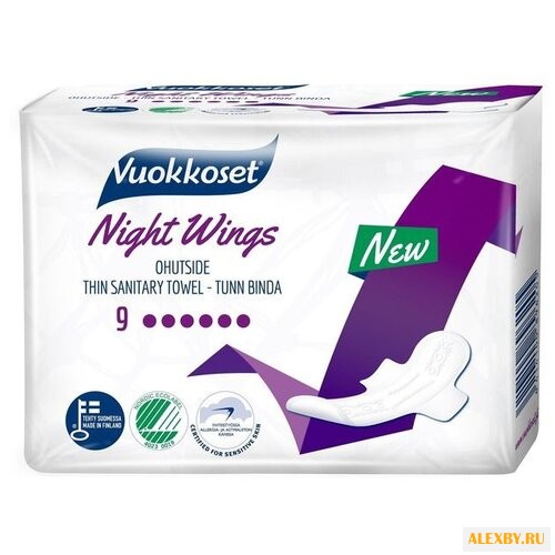 Vuokkoset прокладки Night Wings