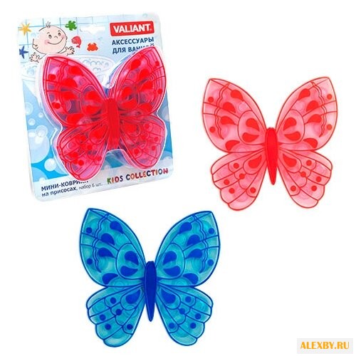 Коврик для ванной Valiant Бабочка