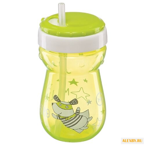 Большой поильник с трубочкой