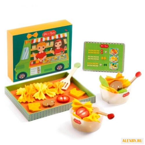 Набор продуктов с посудой DJECO