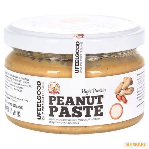 UFEELGOOD Паста Арахисовая с