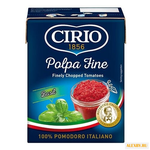Томаты Polpa fine очищенные