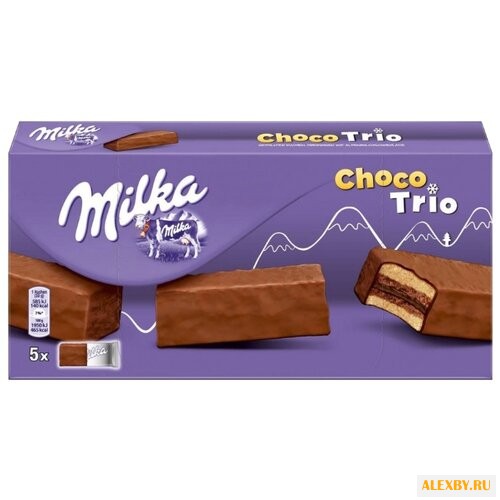 Пирожное Milka Choco Trio