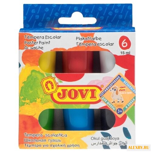 JOVI Гуашь 6 цветов х 15 мл 520
