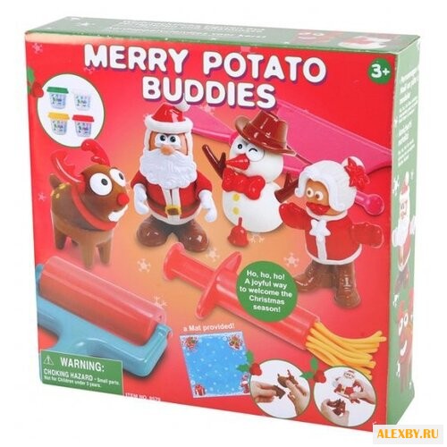 Пластилин PlayGo Новогодние