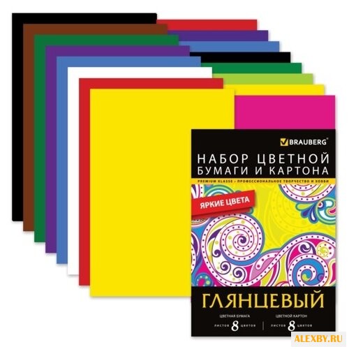 Набор цветного картона и
