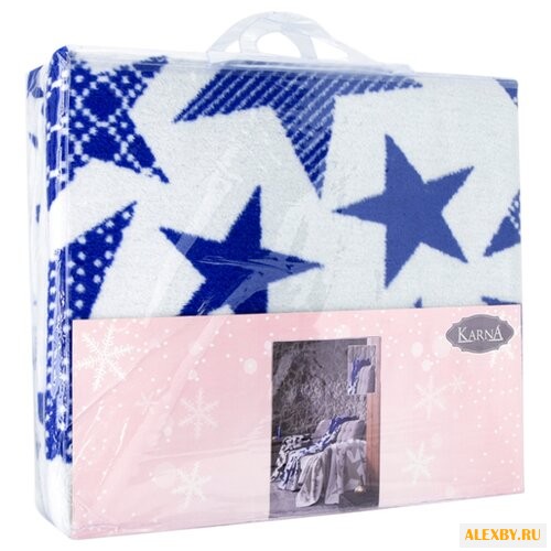 Плед KARNA хлопок STARS 130 x