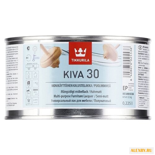 Лак Tikkurila Kiva 30 0.225 л