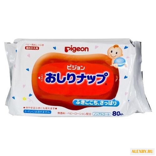 Влажные салфетки Pigeon С