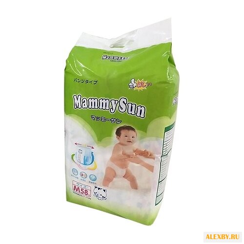 MammySun трусики M 7-12 кг 58 шт.