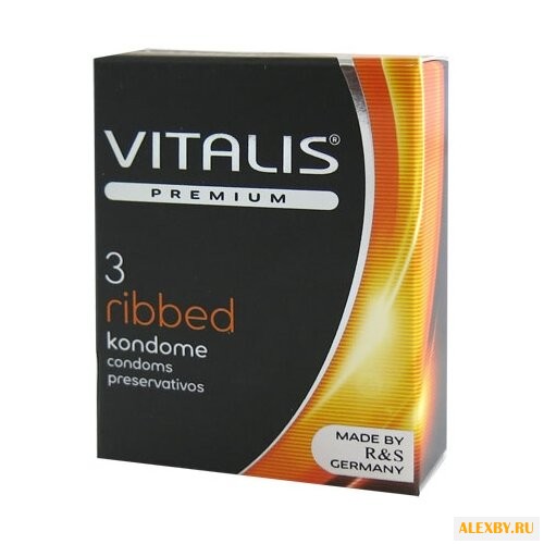 Презервативы VITALIS Ribbed