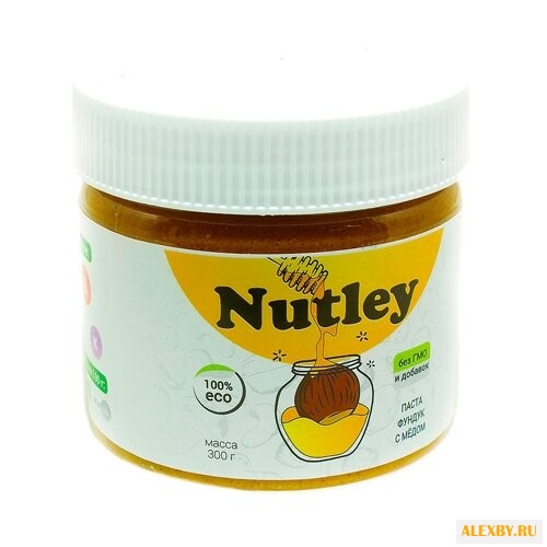 Купить Nutley Фундуковая паста с медом